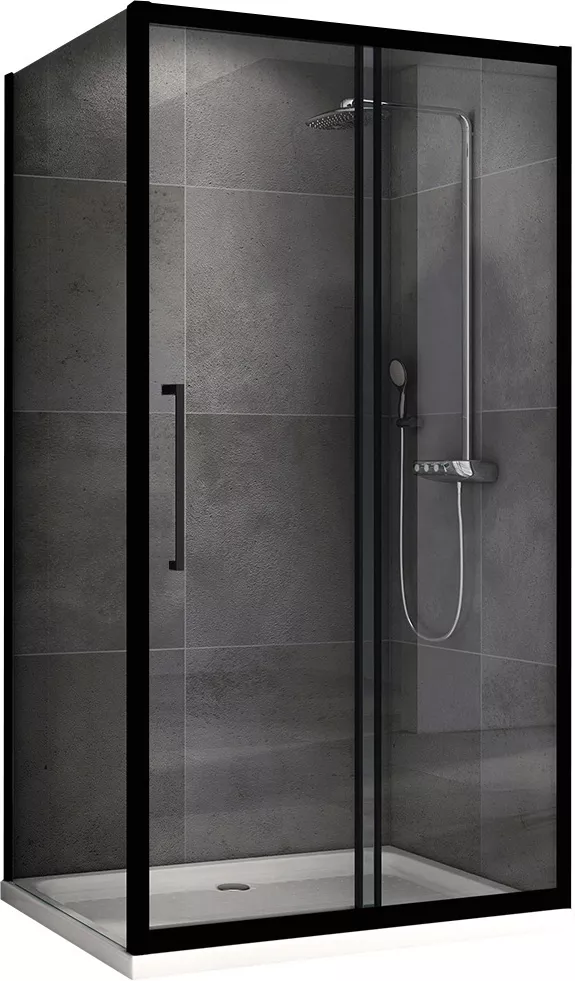 

Душевой уголок Abber Schwarzer Diamant 120x50 AG30120BH-S50B черный, стекло прозрачное