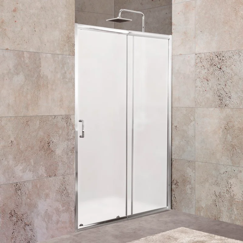 

Душевая дверь в нишу BelBagno Unique 115х190 профиль хром стекло матовое