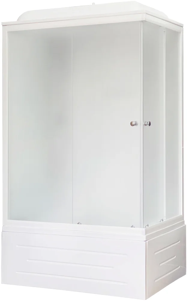   Santehnika Room Душевая кабина Royal Bath 120x80 L стекло матовое профиль белый