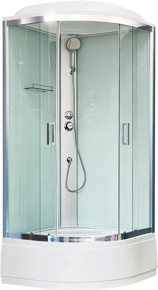 

Душевая кабина Royal Bath CK 90x90 профиль хром стекло прозрачное