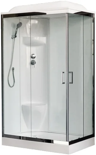 

Душевая кабина Royal Bath HP 120х80 L стекло прозрачное задняя стенка белая