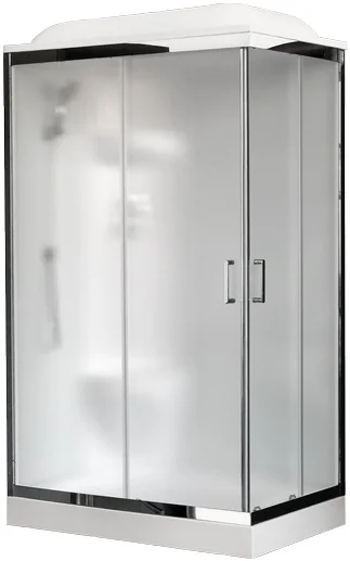 

Душевая кабина Royal Bath HP 120х80 L стекло матовое задняя стенка белая