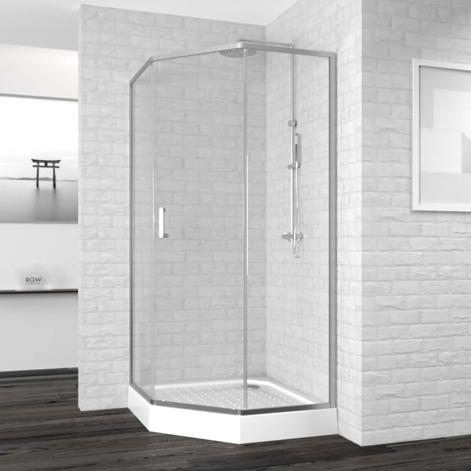 

Душевой уголок RGW Passage 90x100 38088690-11 хром, стекло прозрачное