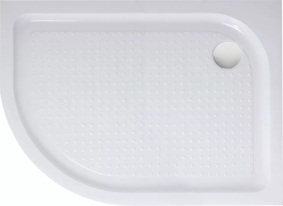 Поддон для душа BelBagno Tray 100х80 R R550, цвет белый TRAY-BB-RH-100/80-550-15-W-R TRAY-BB-RH-100/80-550-15-W-R - фото 1