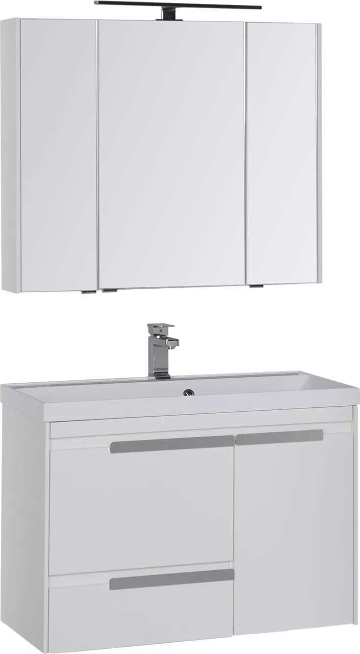 

Мебель для ванной Aquanet Тиволи 90 белая, Белый