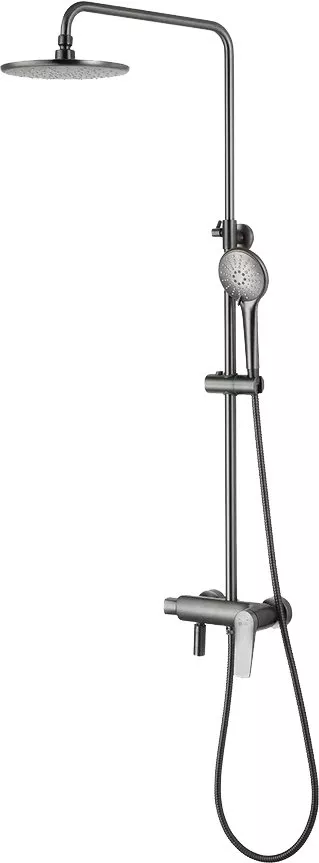 

Душевая стойка Lemark Bronx LM3762GM графит