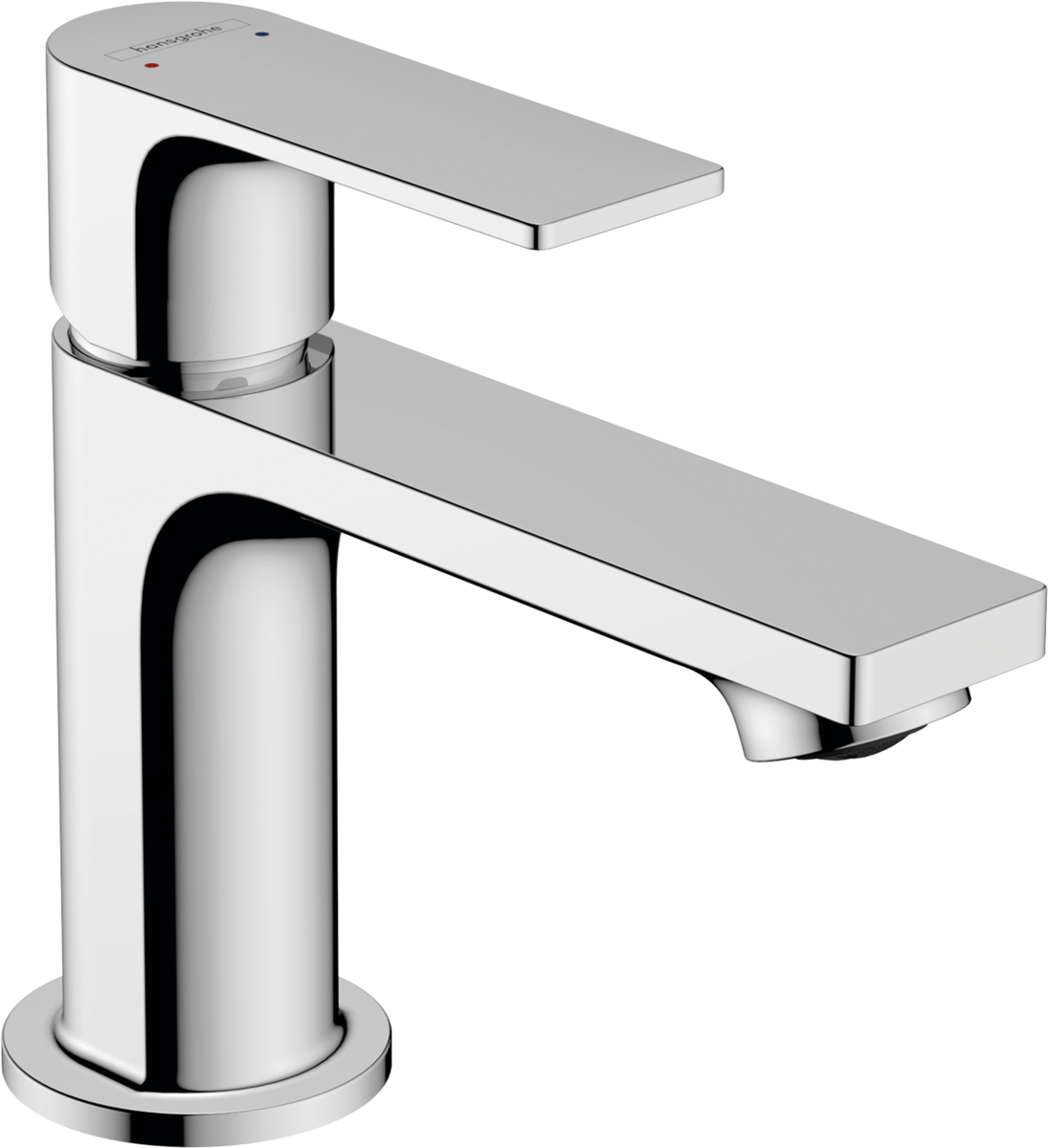

Смеситель для раковины Hansgrohe Rebris E с донным клапаном хром
