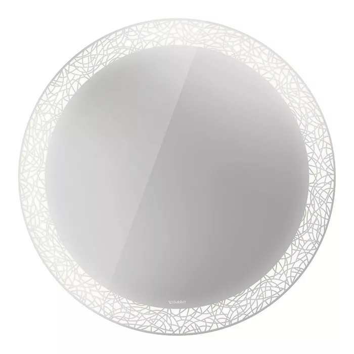 

DURAVIT (Happy D.2 Plus) Зеркало круглое 700 x 47 мм, с подсветкой, декор "органик"