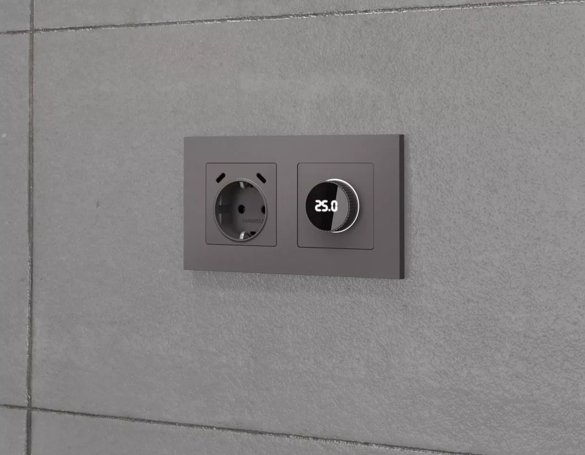 

Комплект механизма электрической розетки 2USB С+C 20W с/з на винтовых зажимах 16A-250V Alfa Антрацит серый Quant Ambrella Volt MA660510 (AP6605, VM165)