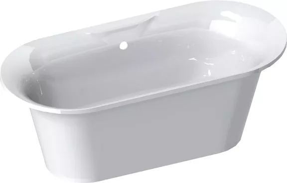  Santehnika Room Ванна из искусственного камня Астра-Форм Монако 175x80 см, отдельностоящая, белая, овальная, на ножках