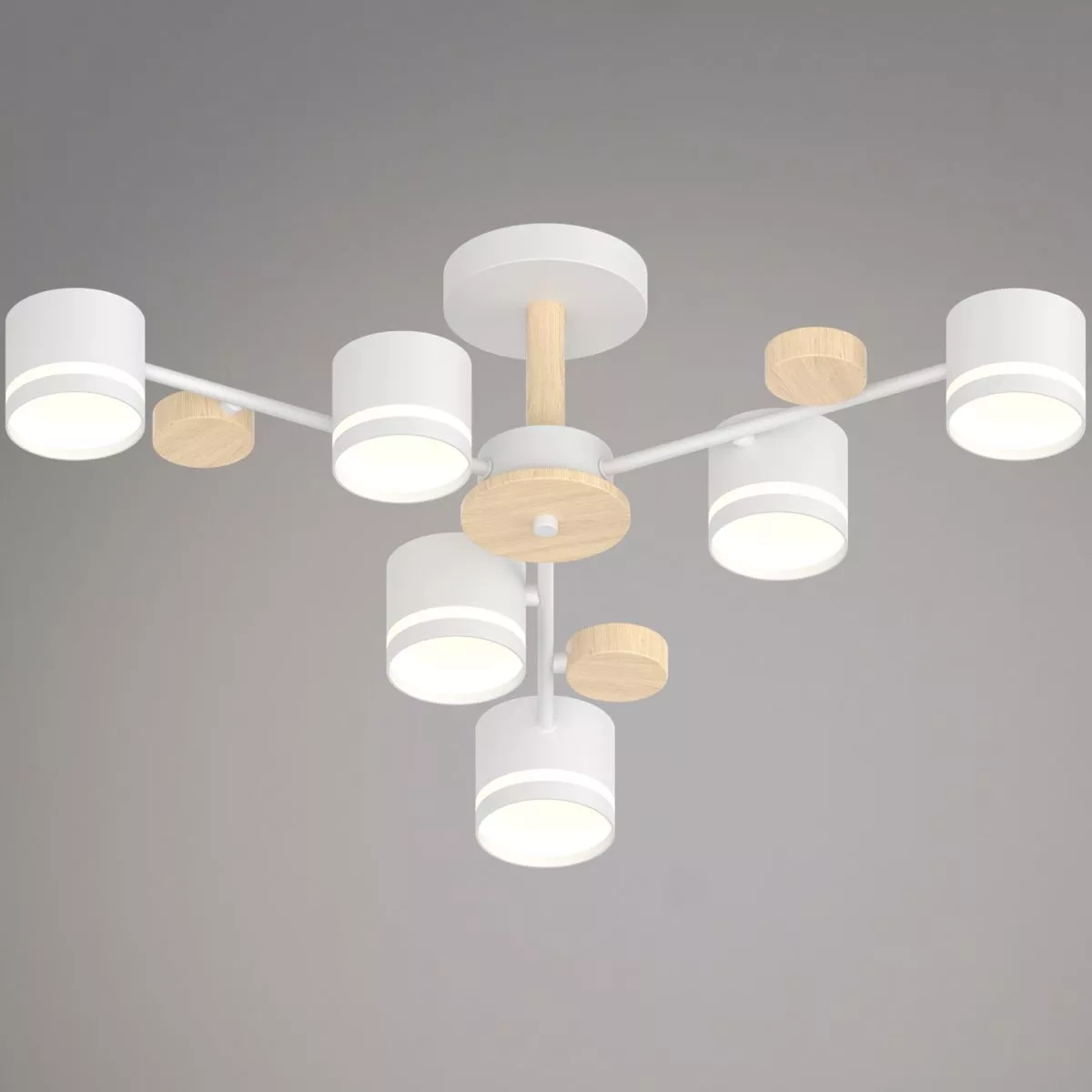 

Люстра на штанге Reluce 68730-0.3-06 GX53 WH+WOOD