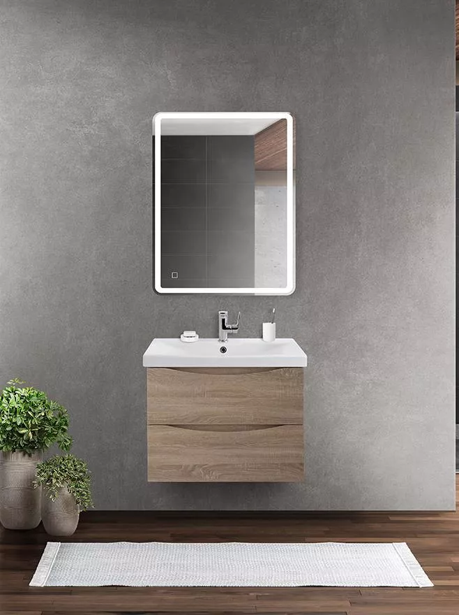 

Комплект мебели Belbagno Marino-Cer 60 светлое дерево