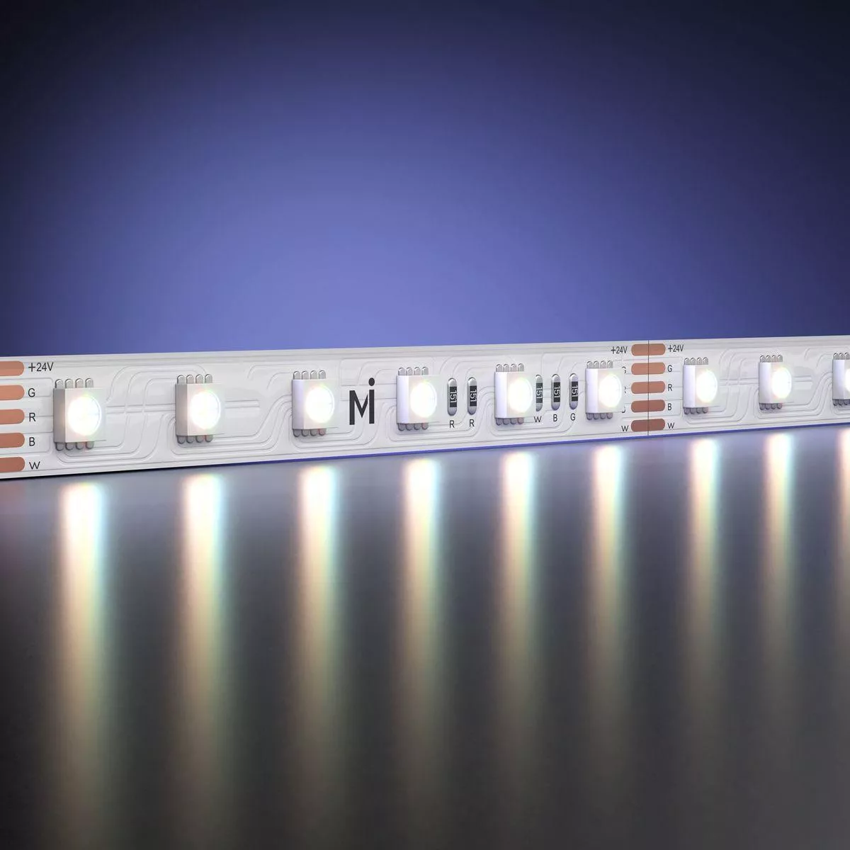 

Светодиодная лента Maytoni 19,2W/m 60LED/m 5050SMD дневной белый + RGB 5M 201135