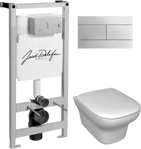 

Комплект Система инсталляции для унитазов Jacob Delafon E5504-NF + Чаша для унитаза подвесного Jacob Delafon Vox EDM102-00 + Кнопка смыва Jacob Delafon