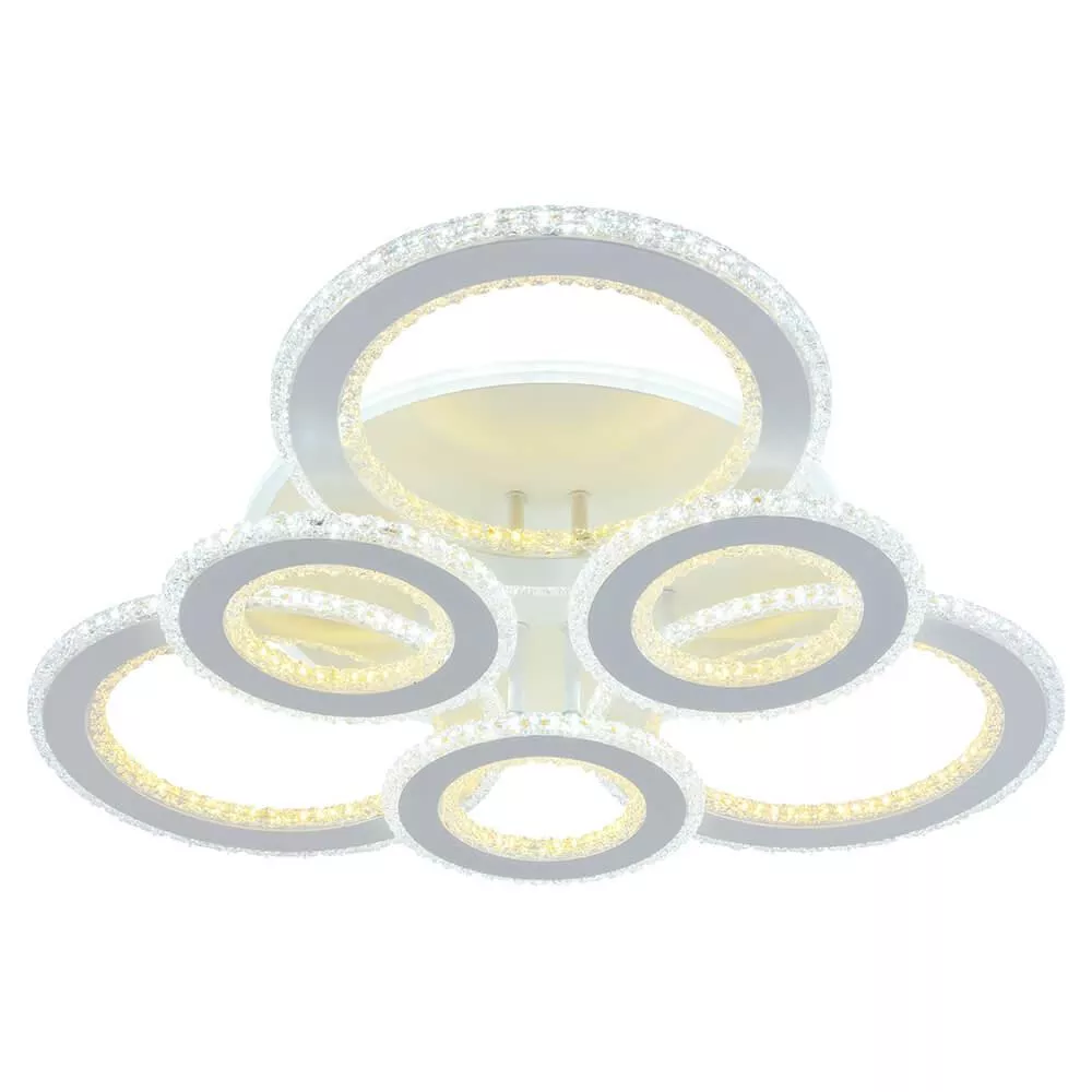 

Потолочная светодиодная люстра Profit Light 8040/3+3 WHT