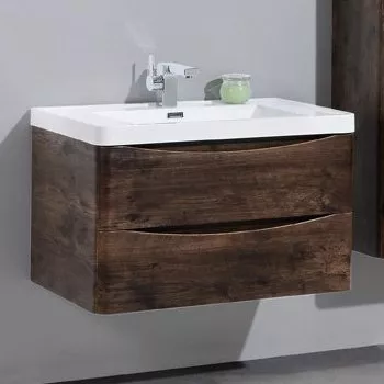 

Тумба с раковиной BelBagno Ancona-N 80 rovere more подвесная