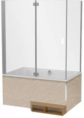 

Шторки для ванной Jacob Delafon 120 см (E6D126-GA)