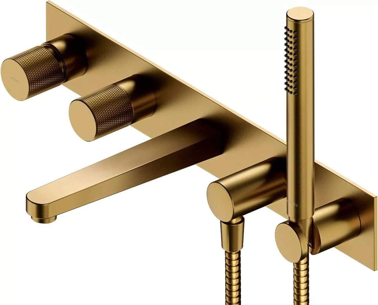 

Смеситель Omnires Contour CT8037/1GLB С ВНУТРЕННЕЙ ЧАСТЬЮ, для ванны с душем, золото