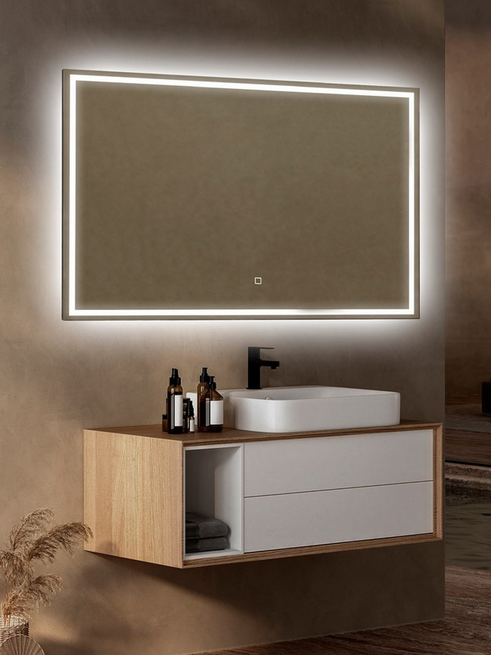 

Зеркало Abber See AG6115SL-1.2 120х80 см, с подсветкой