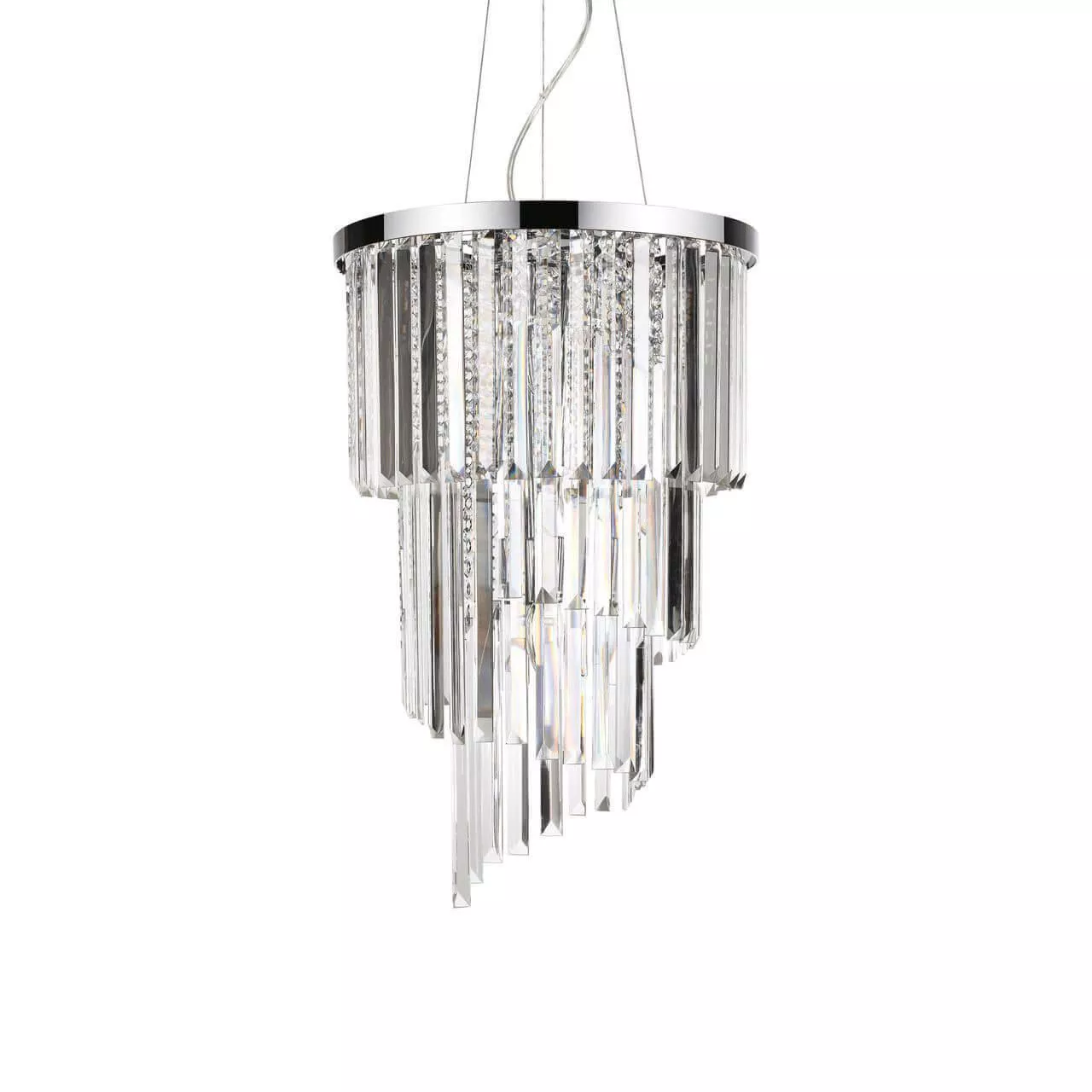 

Подвесная люстра Ideal Lux Carlton SP8 Cromo 117737
