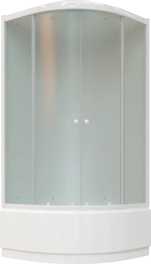 

Душевая кабина Parly Bianco 80х80 белая стекло матовое