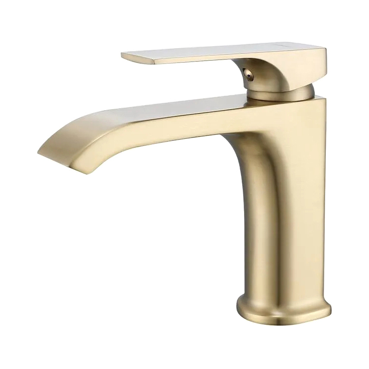 

Смеситель для раковины ProHanss P61.10.03 золотой сатин