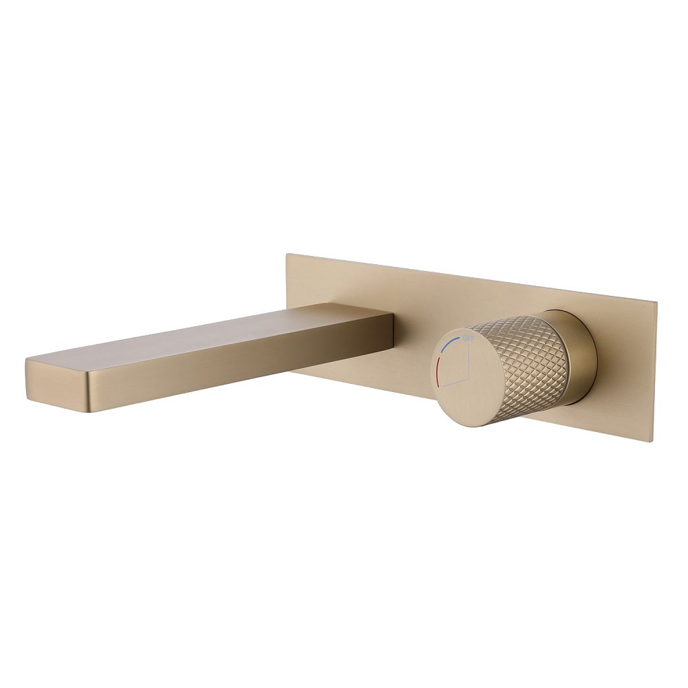 

Смеситель для раковины Abber Rund AF8712G С ВНУТРЕННЕЙ ЧАСТЬЮ, матовое золото