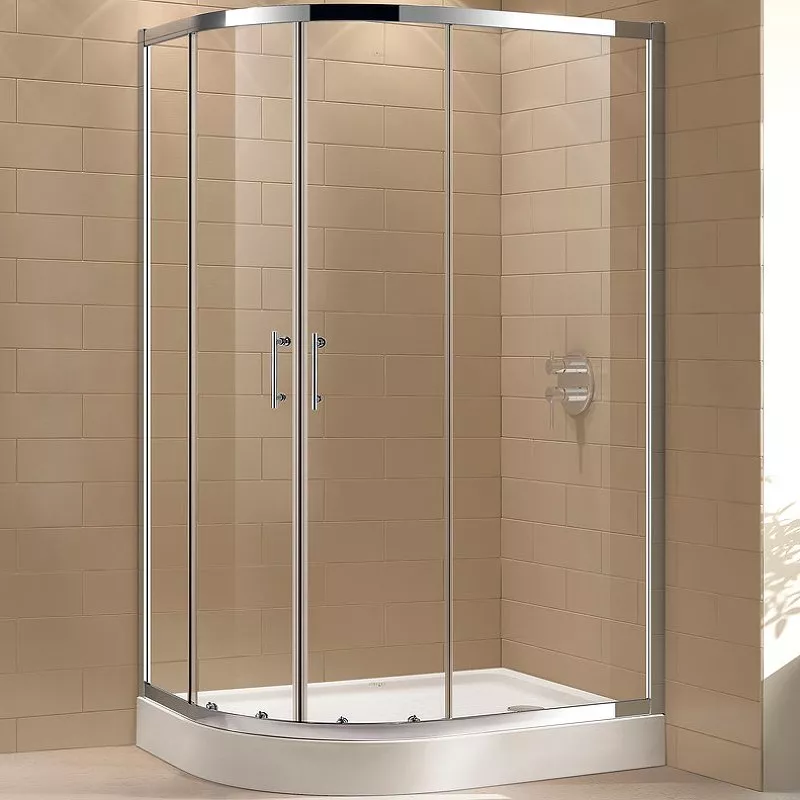 

Душевой уголок Cezares Eco 120х100 хром стекло прозрачное