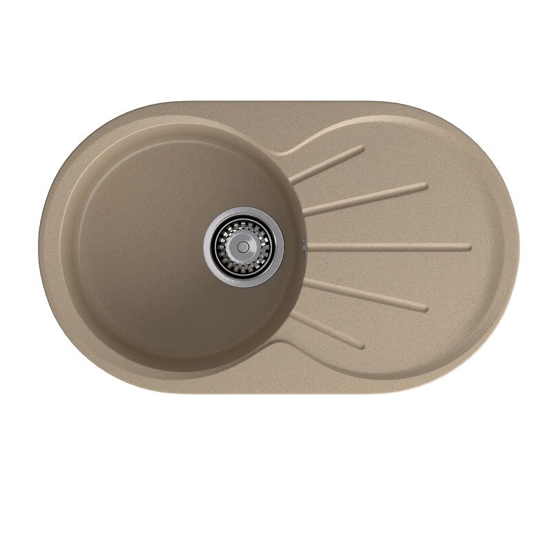 Кухонная мойка GranFest RONDO 750L, песок