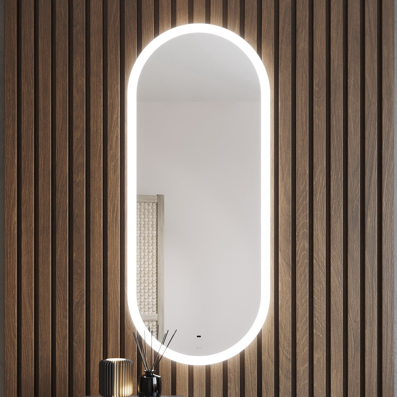 

Зеркало BOND Oval 50х120 с подсветкой
