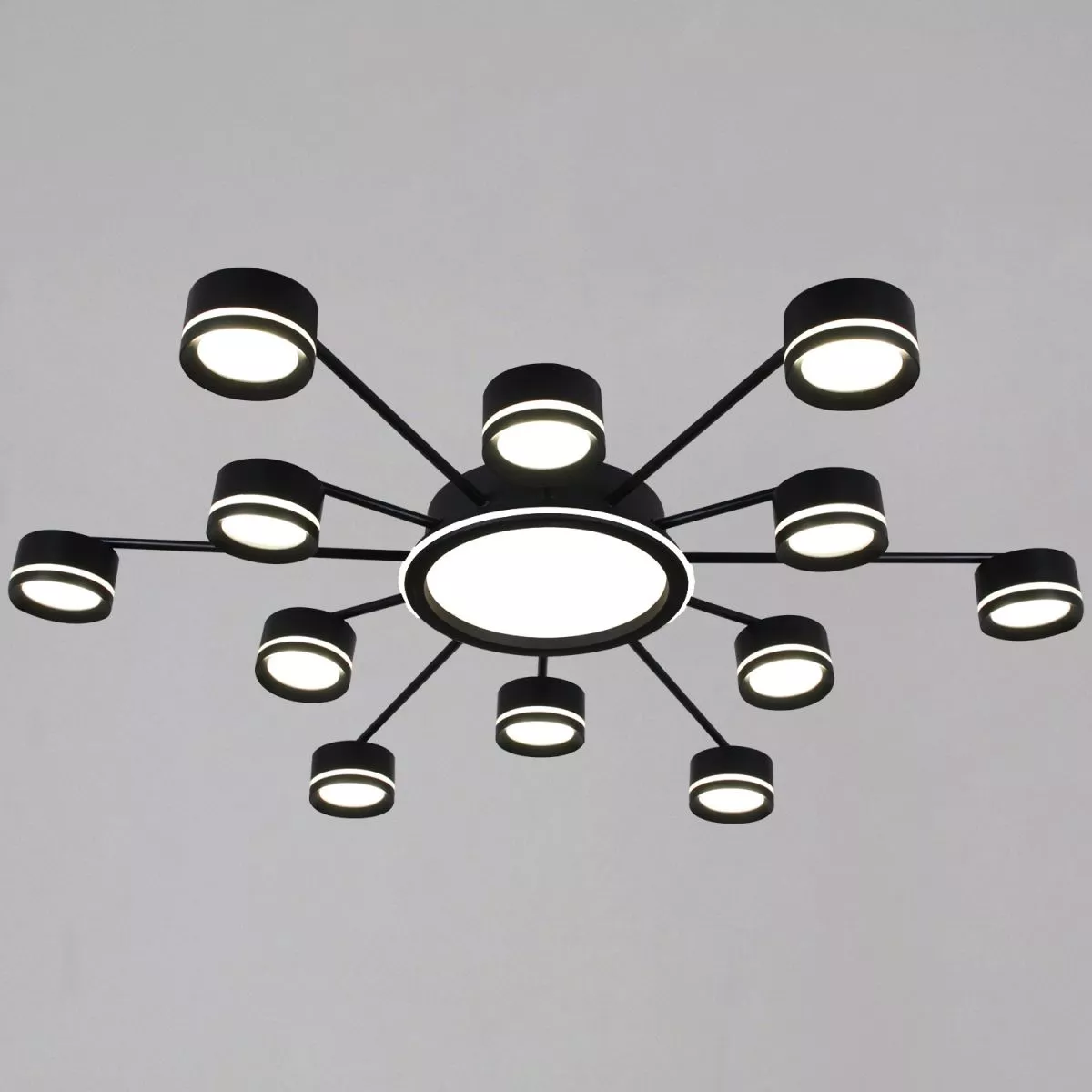 

Потолочная люстра Reluce 20590-0.3-6+6+1 Black