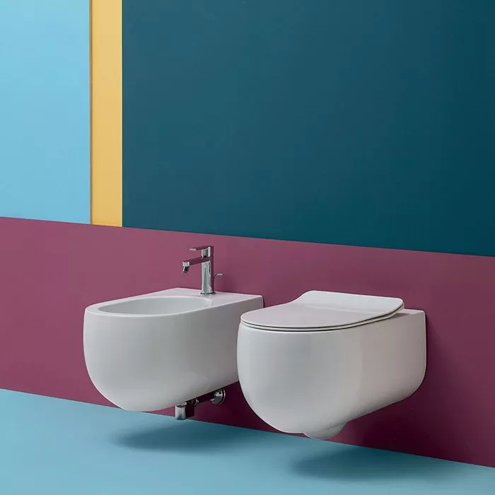 

Kerasan Flo Биде подвесное 54х28,5см, с 1 отв.под смеситель, цвет: белый матовый