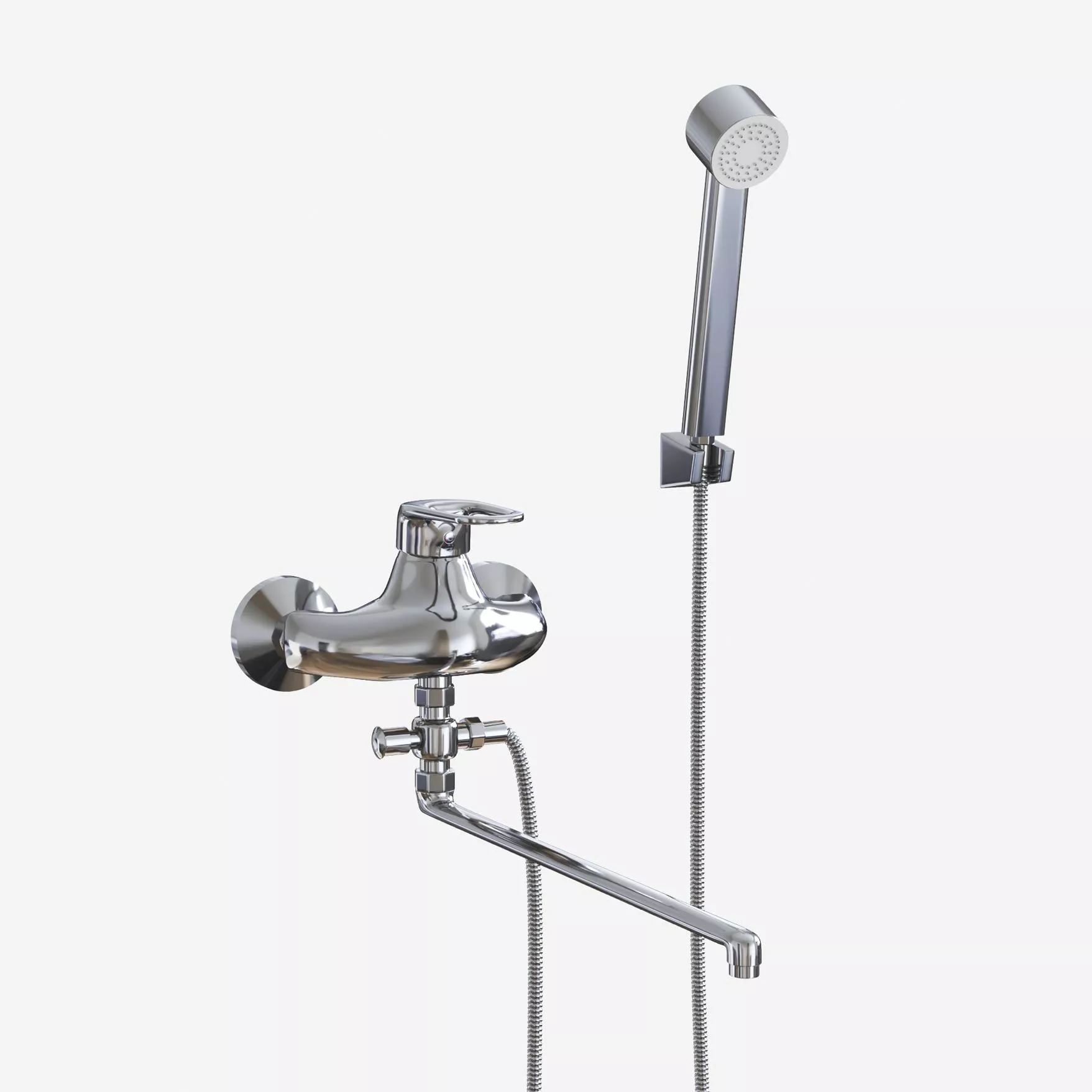 

Смеситель для ванны и умывальника MIXLINE ML06-02 (522145)