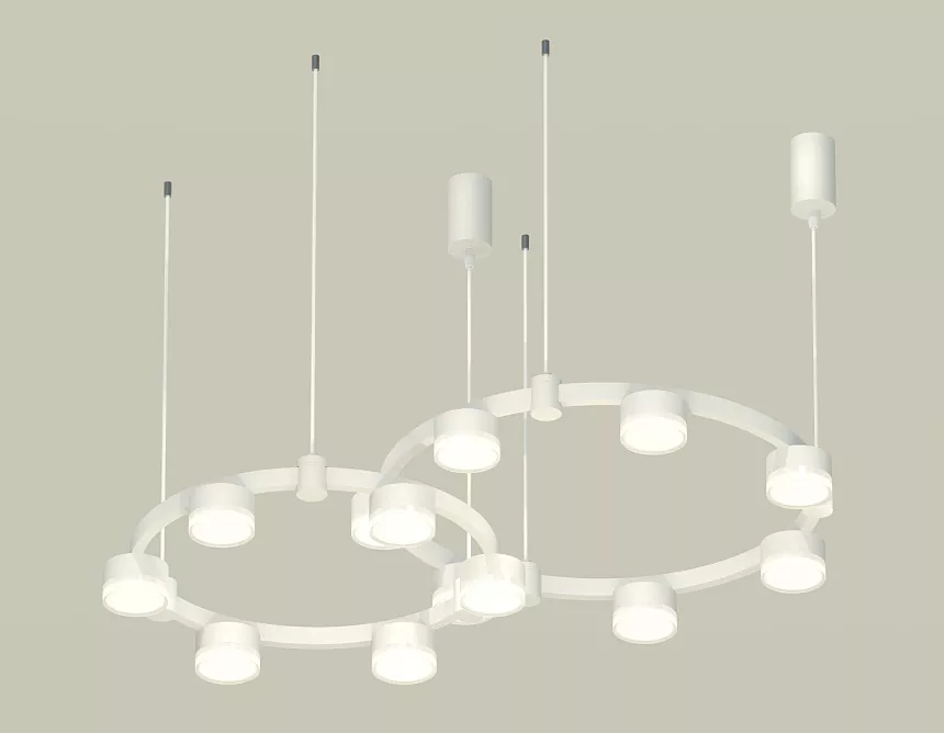 

Комплект подвесного светильника Ambrella Light Techno Ring XR92081006 (A9208x2, C9236, C9231, N8399)