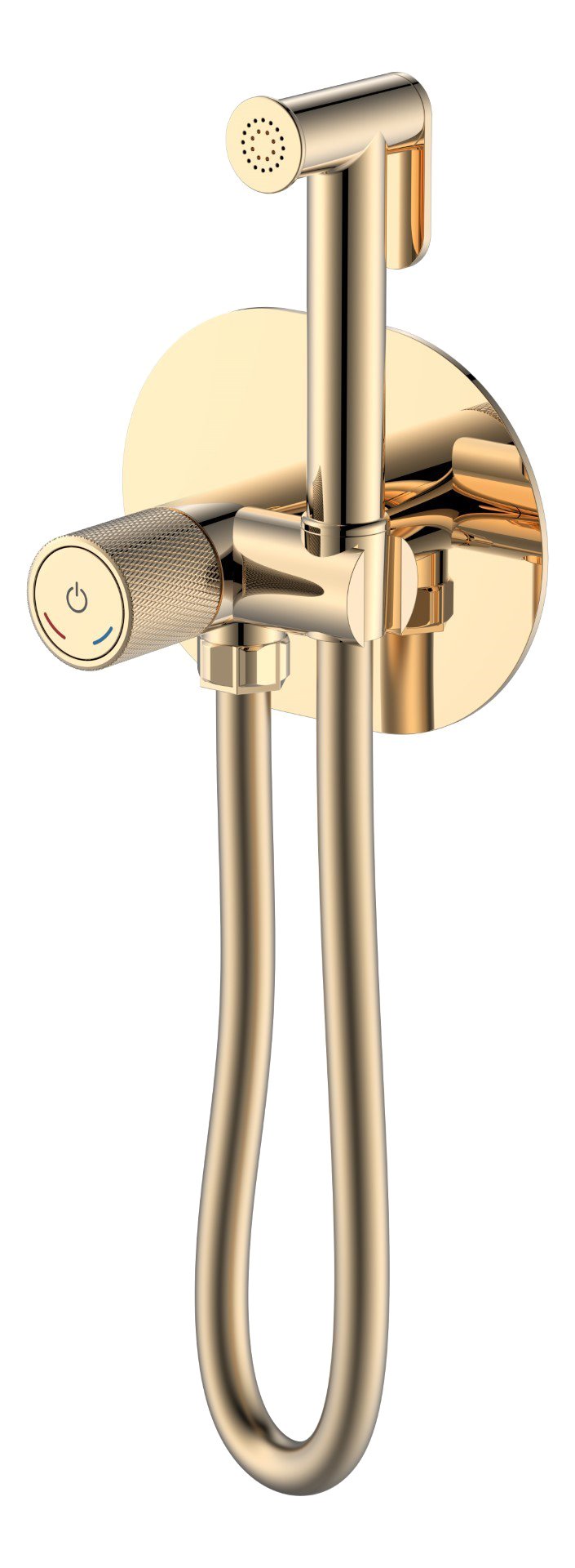 Гигиенический душ Boheme Tech 157-G со смесителем С ВНУТРЕННЕЙ ЧАСТЬЮ gold 23413₽
