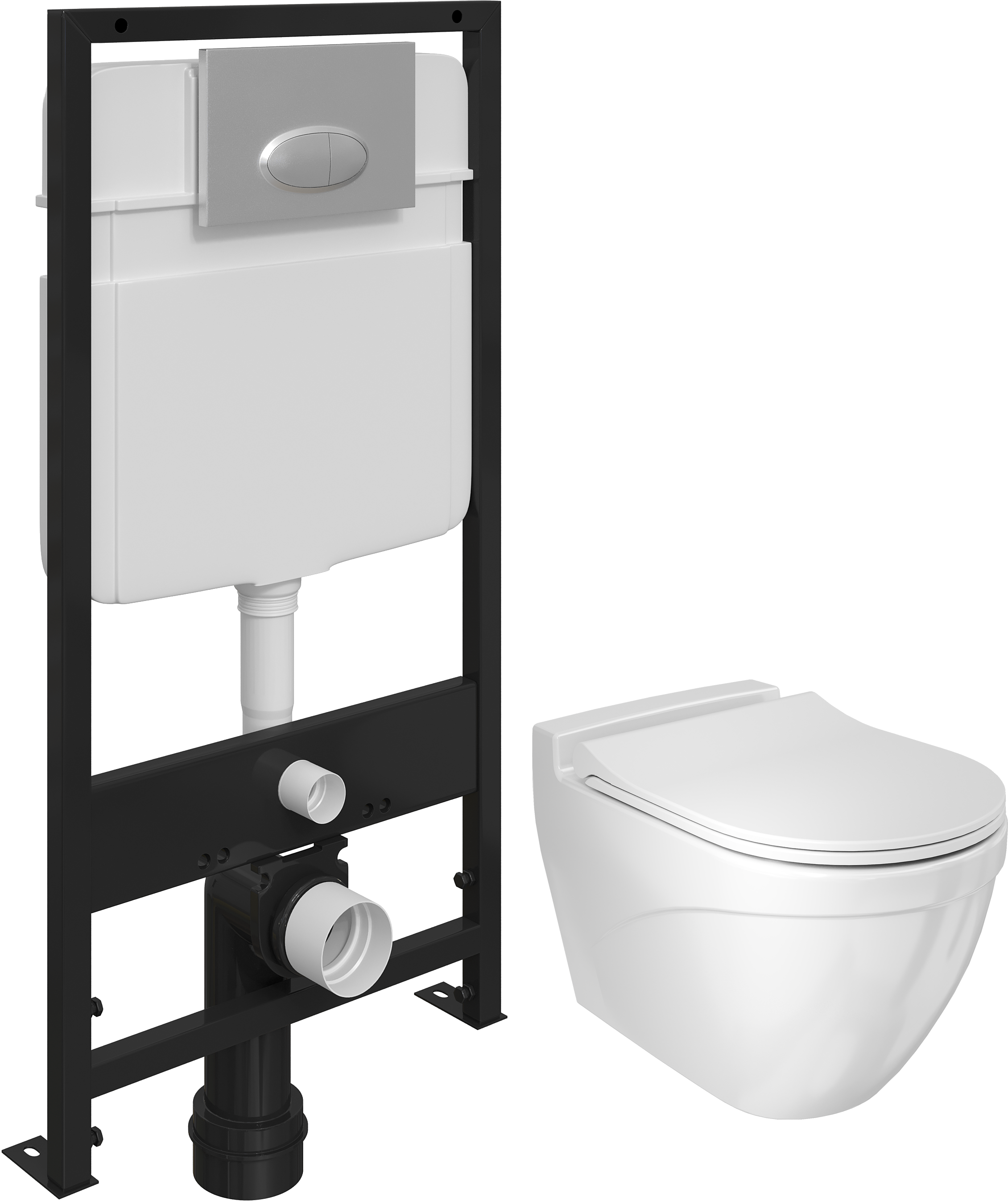 

Комплект Унитаз подвесной Bocchi Taormina Arch 1012-001-0129 белый, с крышкой A0336-001 с микролифтом + Система инсталляции для унитазов EWRIKA ProLT 0026-2020 с кнопкой смыва 0050 хром матовый