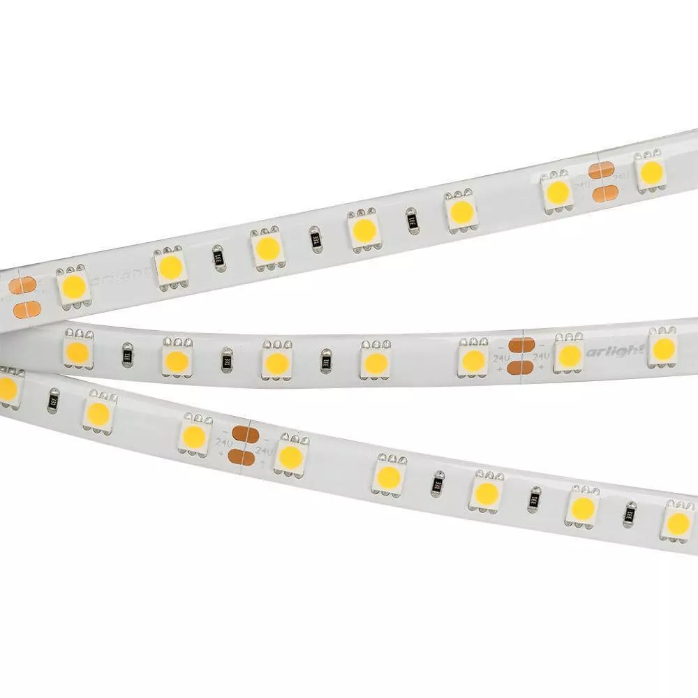 

Светодиодная лента Arlight 14,4W/m 60LED/m 5060SMD холодный белый 5M 016847