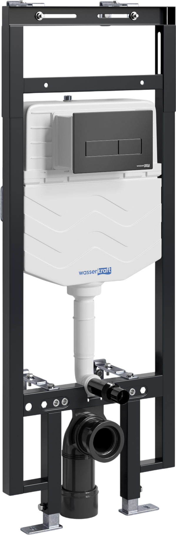 

Система инсталляции для унитазов Wasserkraft Dinkel 58TLT.010.ME.MB03 с кнопкой смыва матовой черной