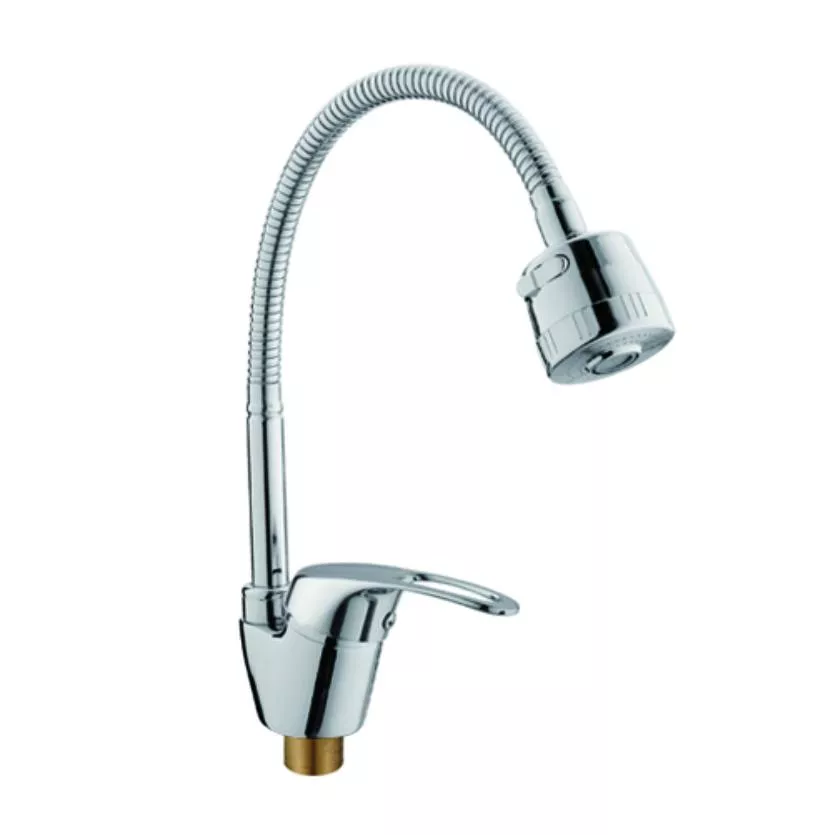 

Смеситель для кухни с гибким изливом D-Lin D150409-T, хром