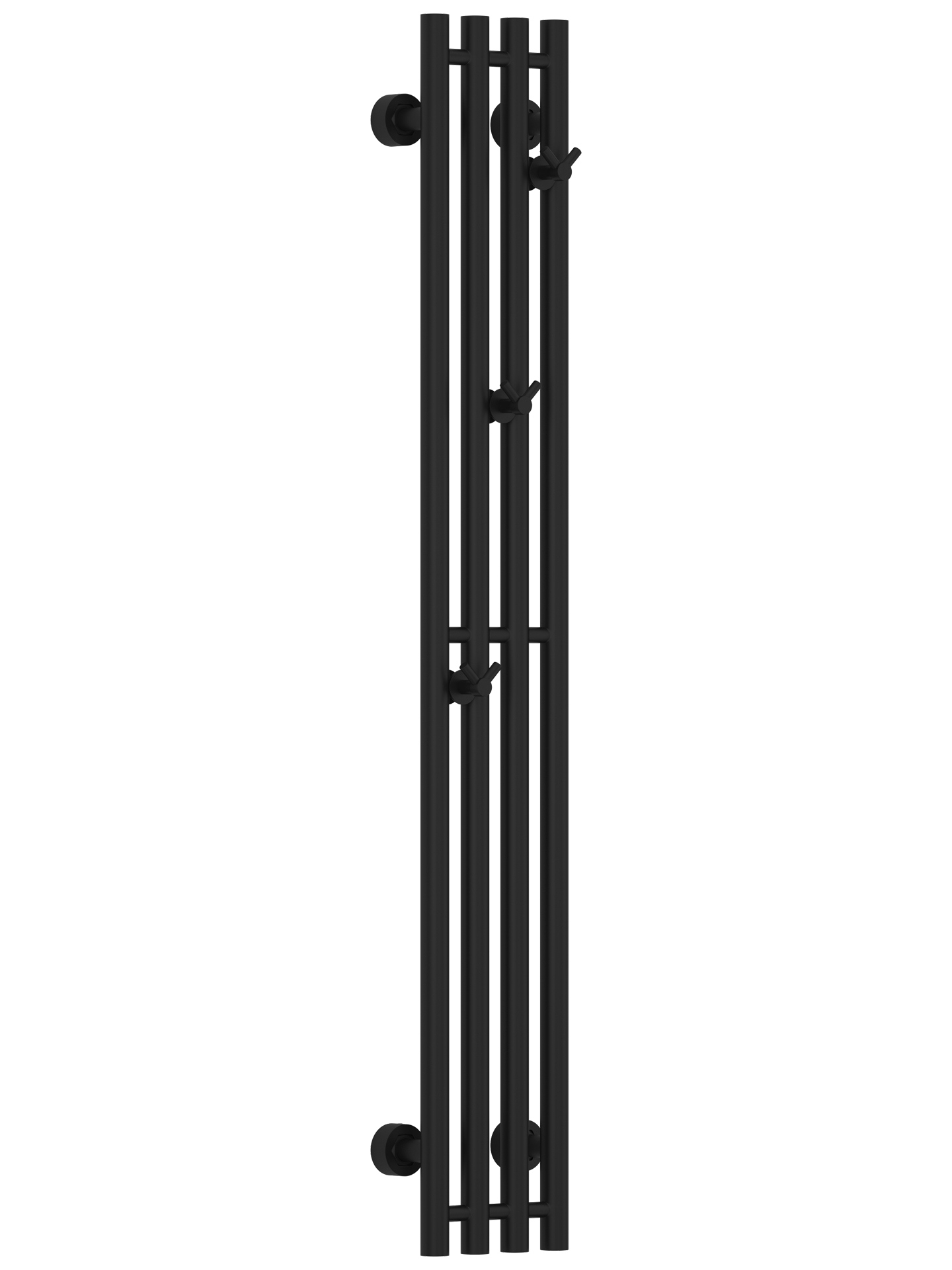 Полотенцесушитель водяной Сунержа Кантата Pro 31-0446-1215 120x20 см матовый черный I-образный 47200₽