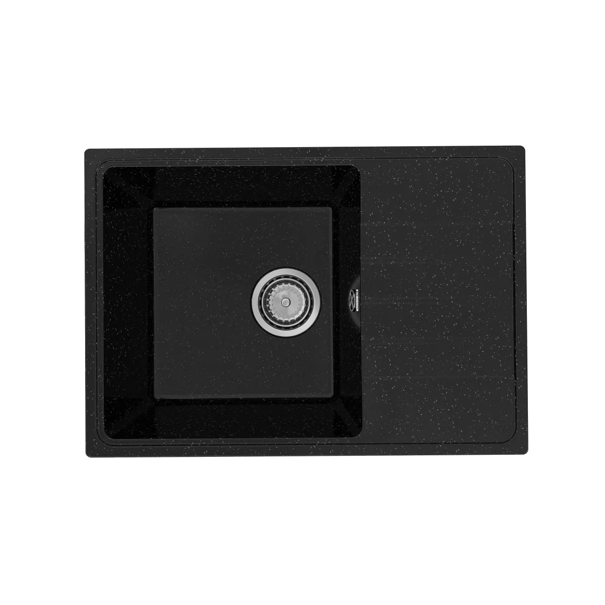 

Кухонная мойка Practik PR-M-600-004 (без сифона), черный оникс
