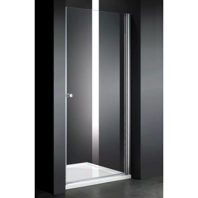 

Душевая дверь Cezares Elena 80 хром стекло прозрачное