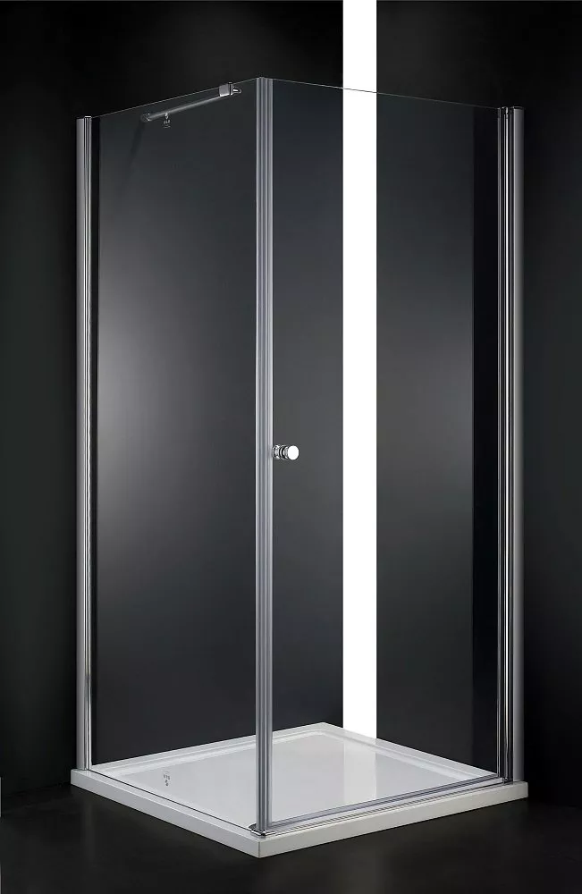 

Душевой уголок Cezares Elena 80х80 хром стекло прозрачное