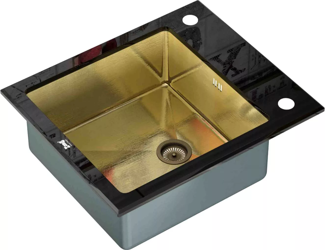 

Мойка кухонная Zorg Inox Glass GL-6051-BLACK-BRONZE черное стекло