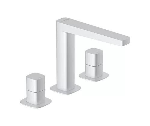 

Смеситель для раковины Wasserkraft Saale 9535 белый soft-touch