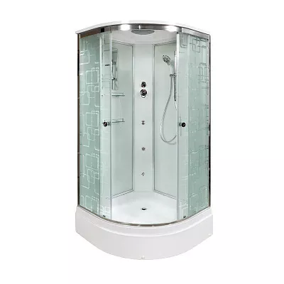 

Душевая кабина Deto EM 80х80 хром с гидромассажем