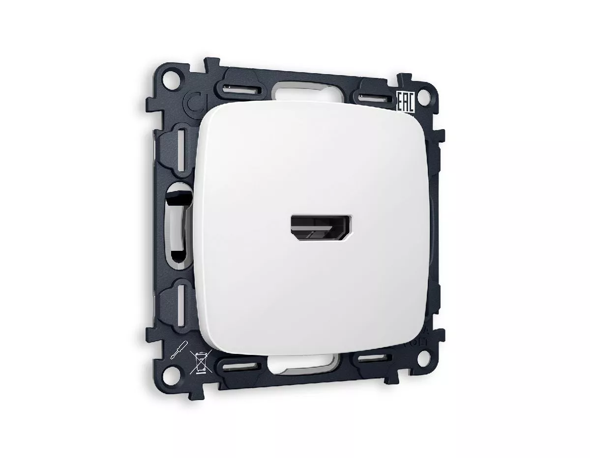 

Комплект механизма розетки HDMI 2.0 40V/500MO 2.0GHz 5-18Gbit/s Ambrella Volt Omega MO134010