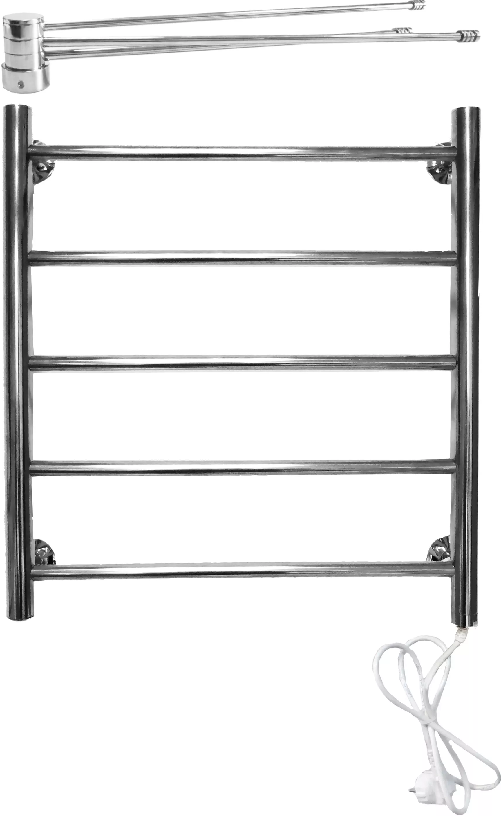 

Полотенцесушитель электрический Domoterm Аврора DMT 109-5 50x60, R с полотенцедержателем