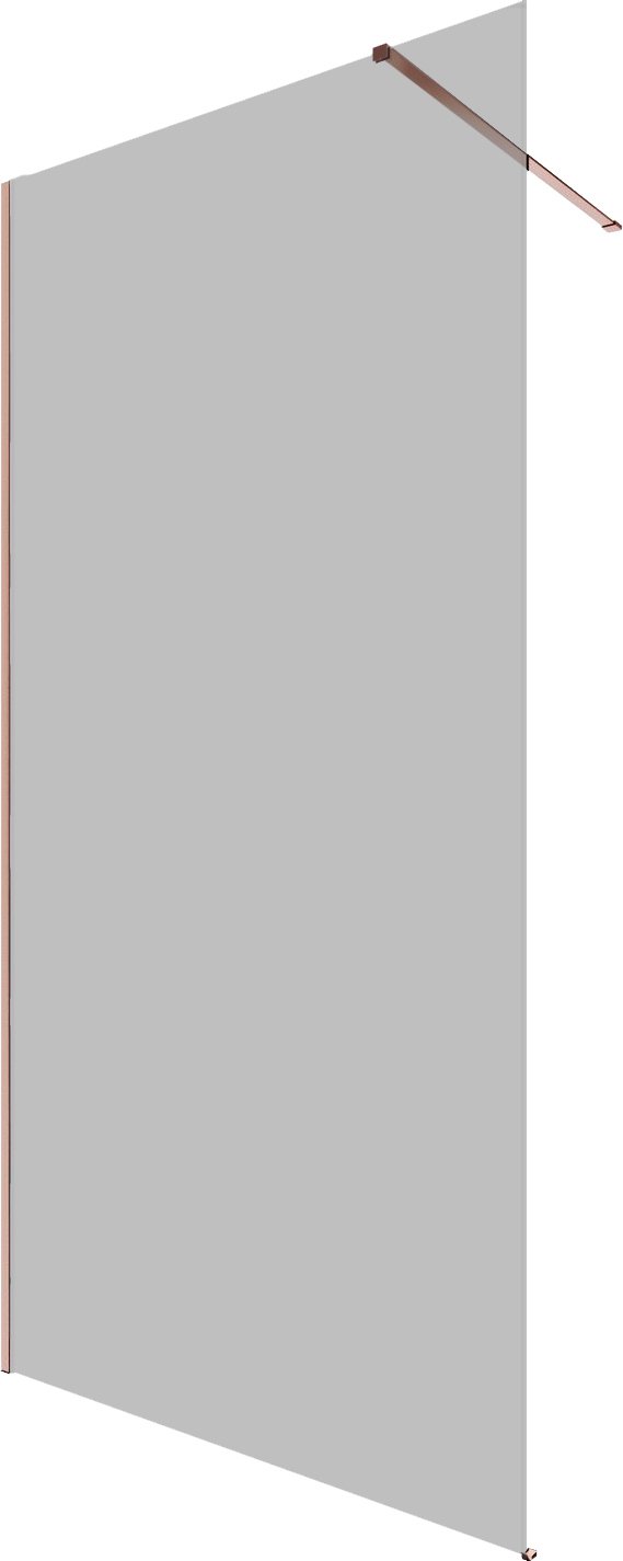 

Душевая перегородка Allen Brau Infinity 1 3.21018.60.T 100 см, профиль медь браш, стекло тонированное