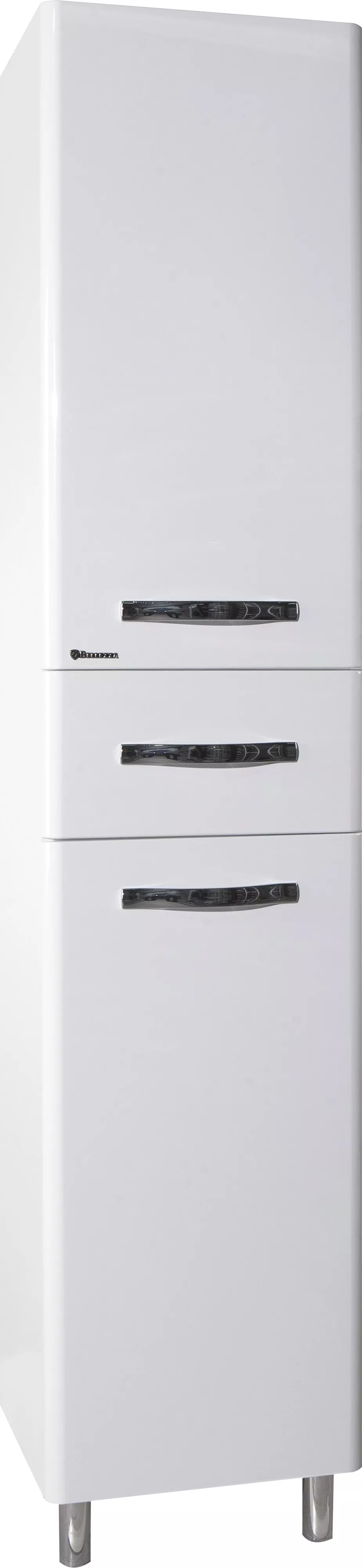 

Шкаф-пенал Bellezza Анкона 40 L с бельевой корзиной, Белый